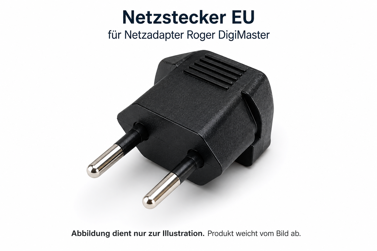 Netzstecker EU für Netzadapter Roger DigiMaster