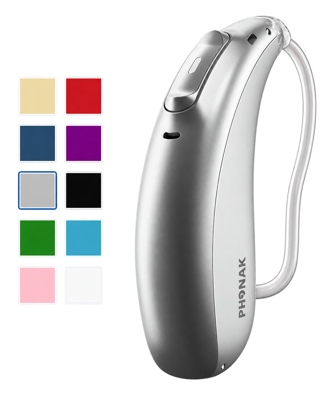 Roger Focus Rechargeable - Silbergrau
